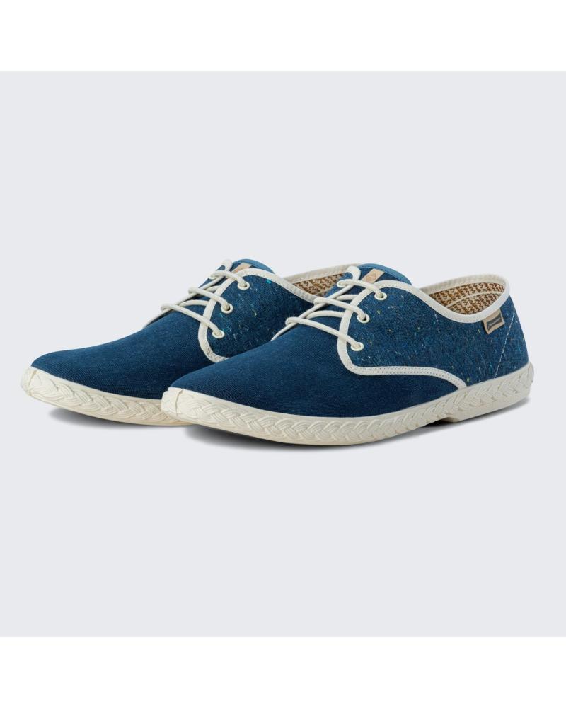 MAIANS SISTO CLÁSICO - ZAPATO DE LONA AZUL PARA HOMBRE AZUL