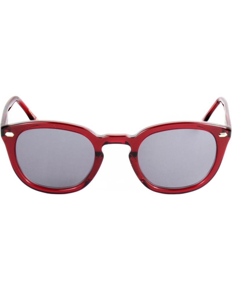 GAFAS DE SOL BELSTAFF MUJER GRASMERE-S175 MONTURA REDONDA BURDEOS LENTES AHUMADAS