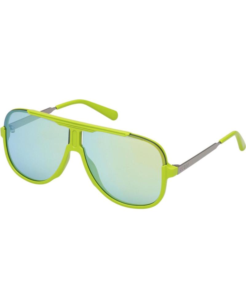 GAFAS DE SOL GUESS GO00060-6495X HOMBRE (Ø 64 MM) FLUOR CON LENTES AZULES ESPEJO