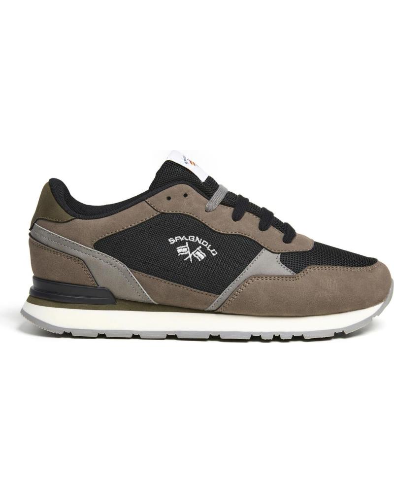 ZAPATILLAS RUNNING SPAGNOLO MULTIMATERIAL MARRON