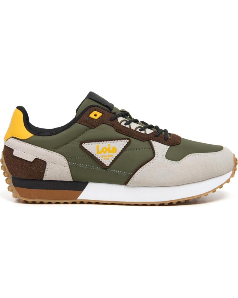 ZAPATILLAS LOIS JEANS 64483 KAKI MARRÓN CON CORDONES MARRóN