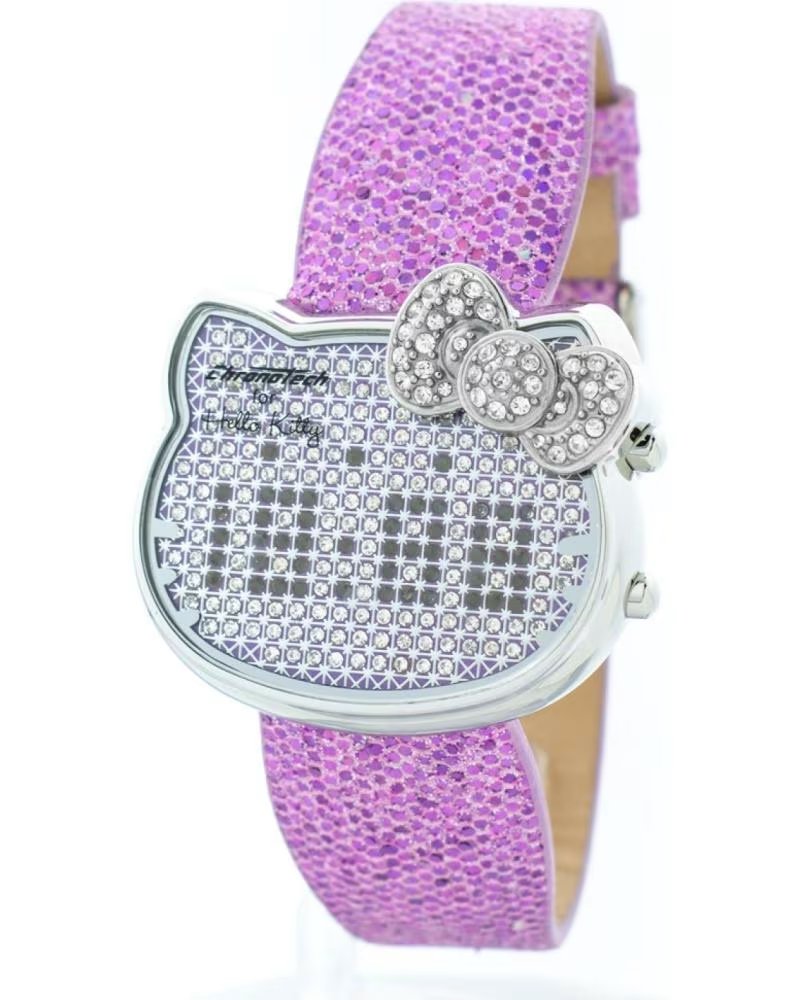 Reloj Digital Chronotech CT7104L-05 Rosa Hello Kitty con Pedrería Rosa