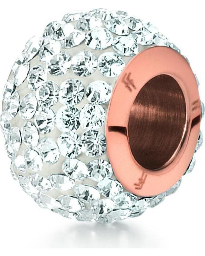 CHARM CLIP FOLLI FOLLIE BOLA CRISTAL ROSEGOLD 3P0T023RC
