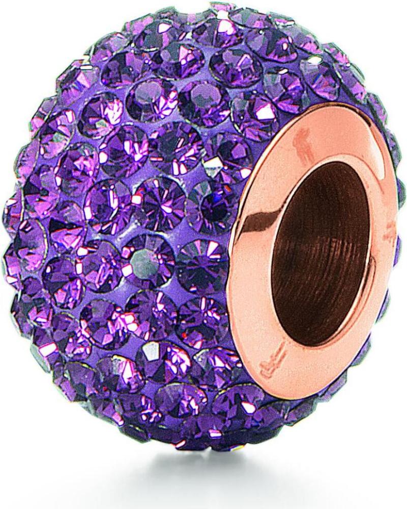 ABALORIO FOLLI FOLLIE MORADO DETALLES ROSE GOLD 3P0T023RX