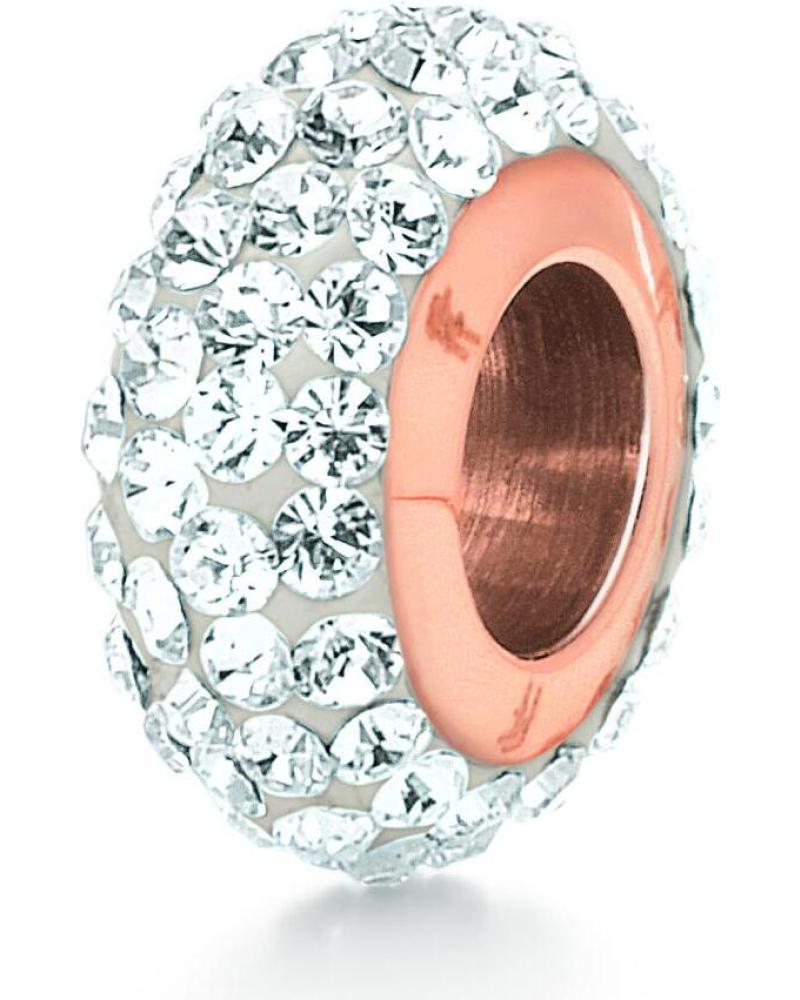 ABALORIO FOLLI FOLLIE 3P0T024RC TRANSPARENTE CON DETALLES ROSE GOLD
