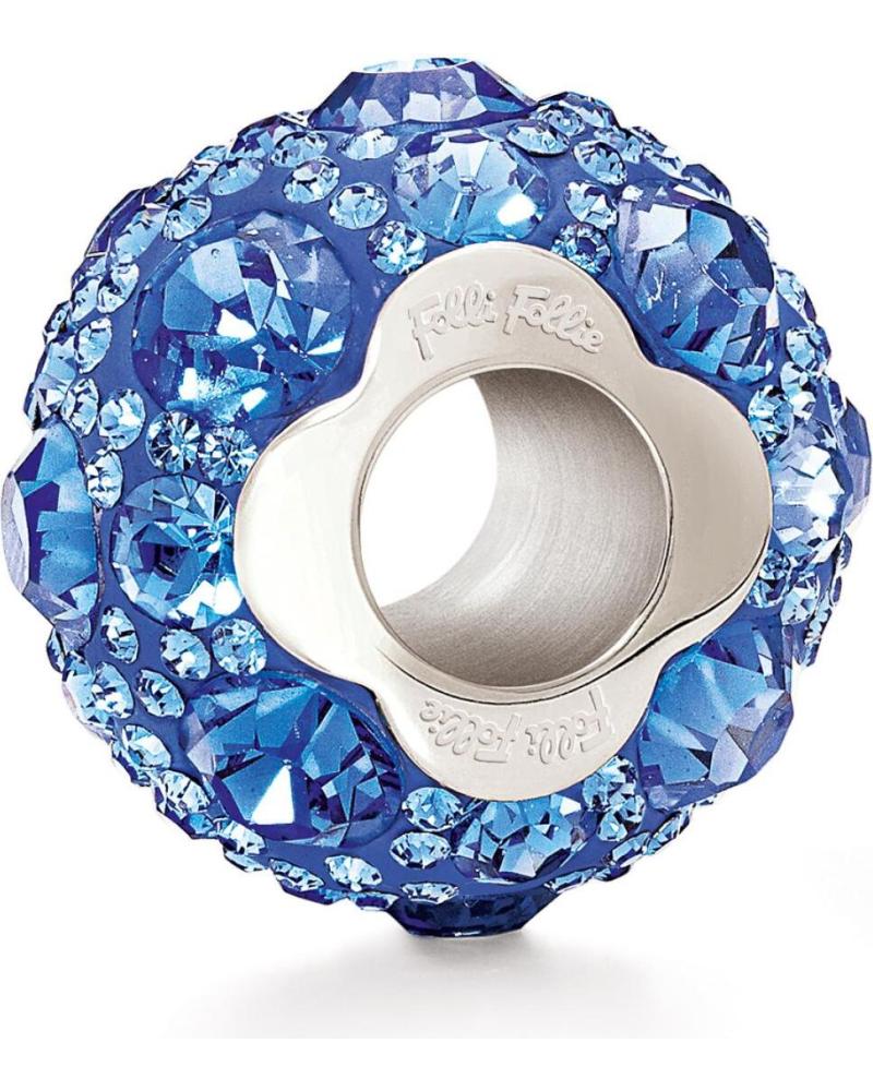 ABALORIO FOLLI FOLLIE 3P13F018U CON CIRCONITAS AZULES