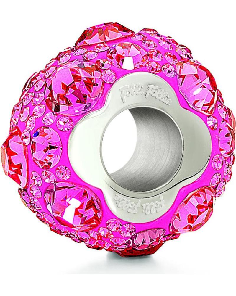 ABALORIO FOLLI FOLLIE 3P13F019D CON CRISTALES ROSAS