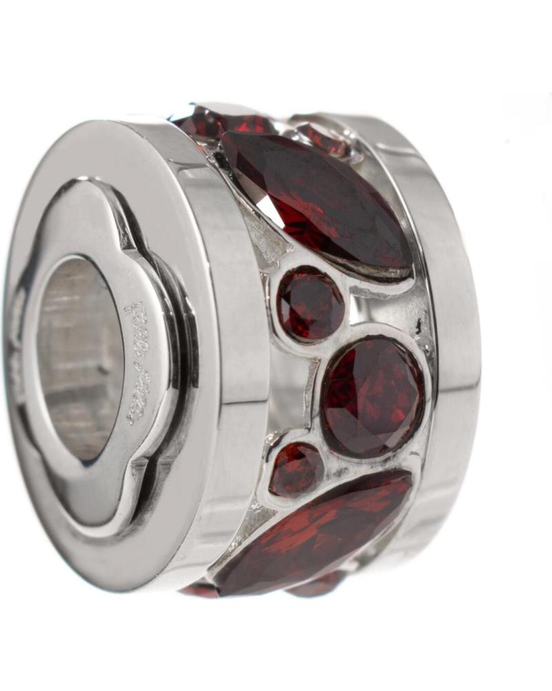 ABALORIO FOLLI FOLLIE 3P16F005R CON GEMAS GRANATE