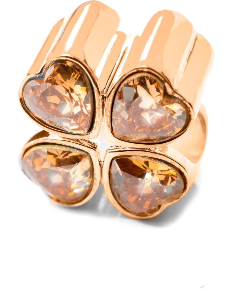 ANILLO FOLLI FOLLIE 3P16F009D CON CORAZONES ROSADOS