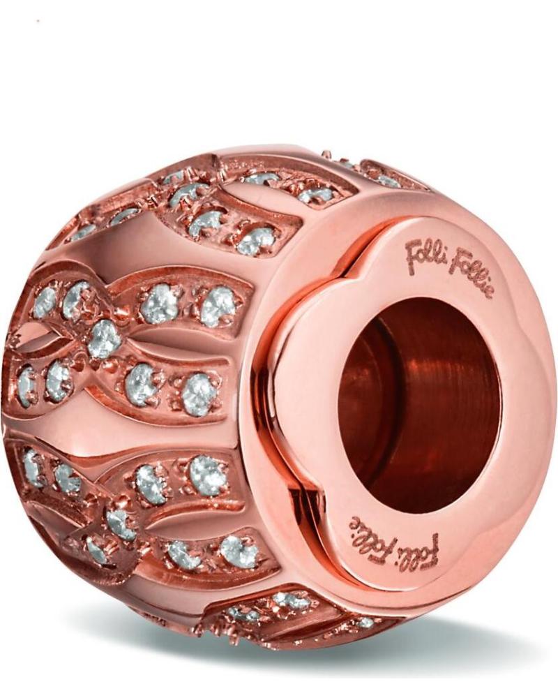 ABALORIO FOLLI FOLLIE 3P16T006RC BAÑADO EN ORO ROSA CON CIRCONITAS