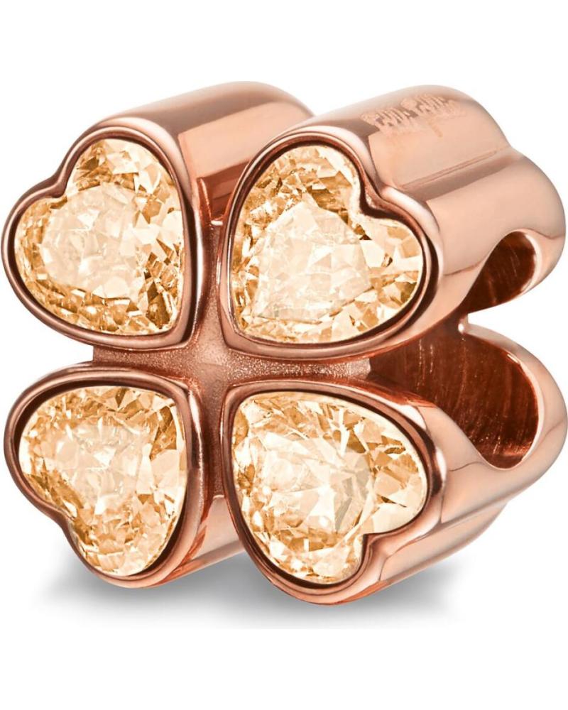 CHARM FOLLI FOLLIE TRÉBOL CON CRISTAL BAÑADO EN ORO ROSA 3P16T009RS