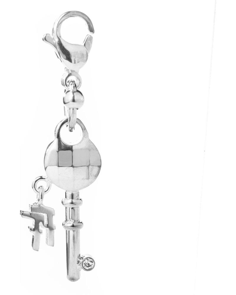 ABALORIO FOLLI FOLLIE 3P1F003C CON FORMA DE CANDADO Y LLAVE