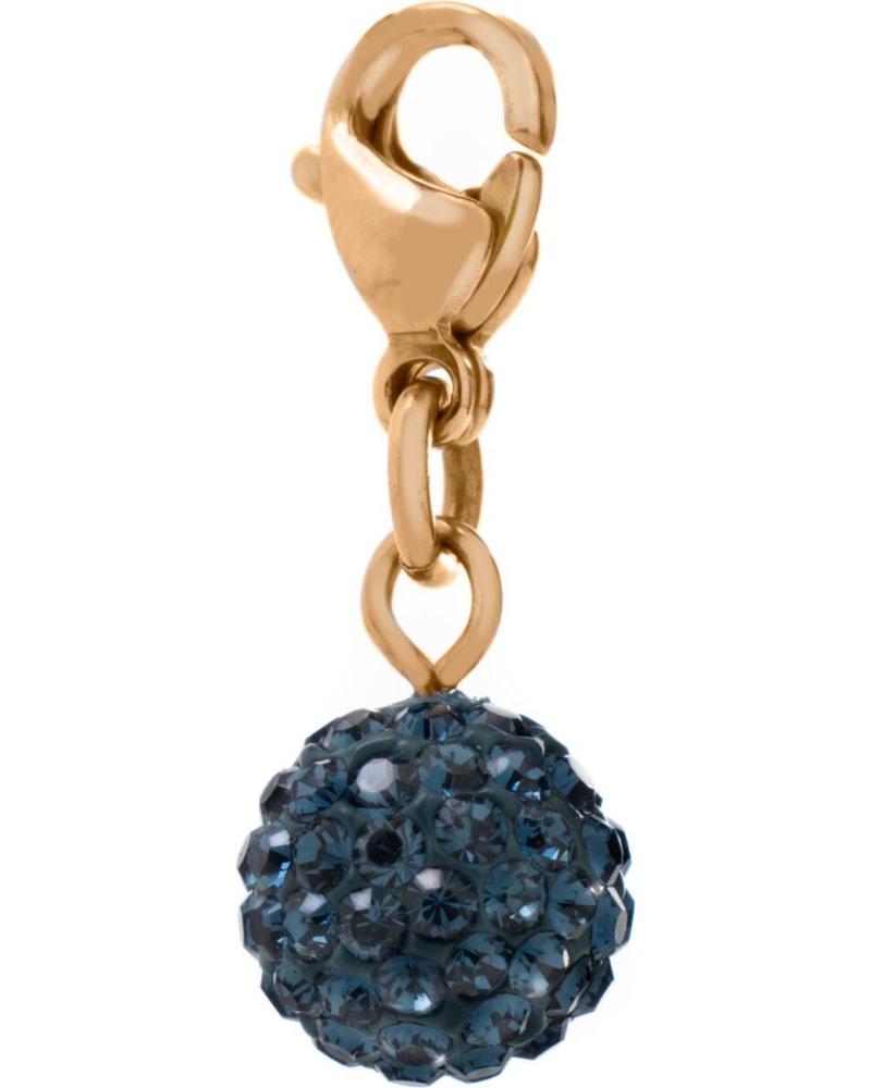 COLGANTE FOLLI FOLLIE 3POTO26RU BOLA NEGRA CON CRISTALES