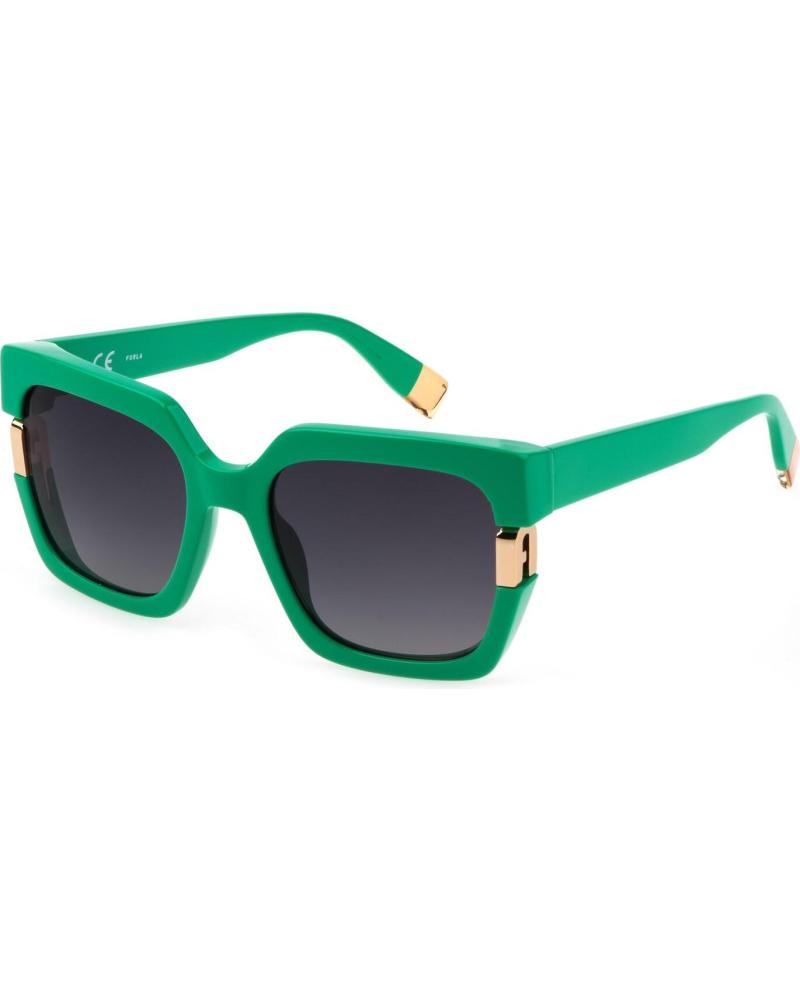 GAFAS DE SOL MUJER FURLA SFU624-54092X Ø 54 MM CUADRADAS VERDES