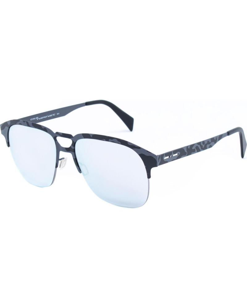 GAFAS DE SOL ITALIA INDEPENDENT 0502-153-000 PARA HOMBRE, MONTURA NEGRA MATE, LENTES GRISES, 54MM