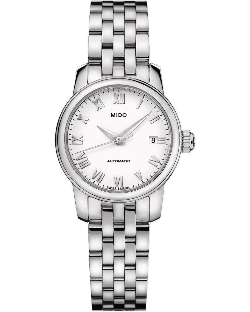 RELOJ MIDO AUTOMÁTICO ACERO INOXIDABLE MUJER Ø 25 MM GRIS GRIS