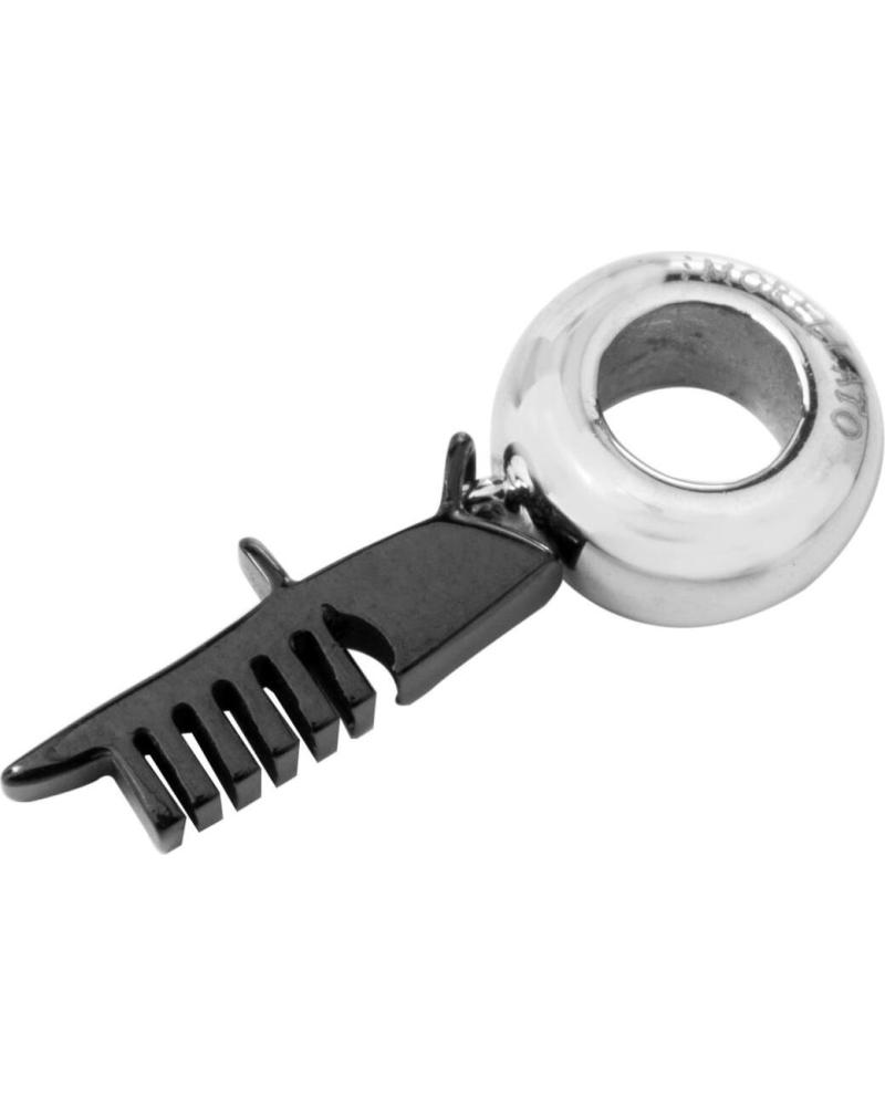 CHARM MORELLATO SCZ270 LLAVE BICOLOR PLATA Y NEGRO