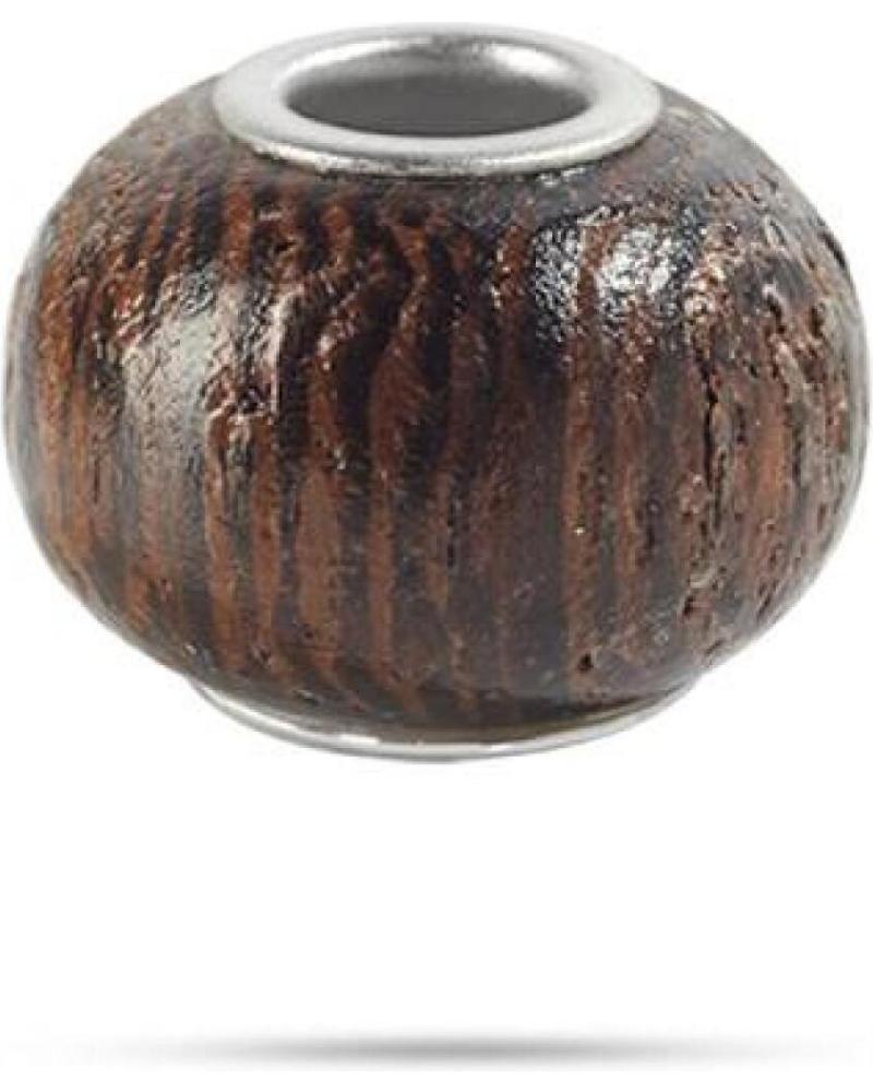 ABALORIO CHARM REDONDO MORELLATO SCZ297 DE MADERA OSCURA