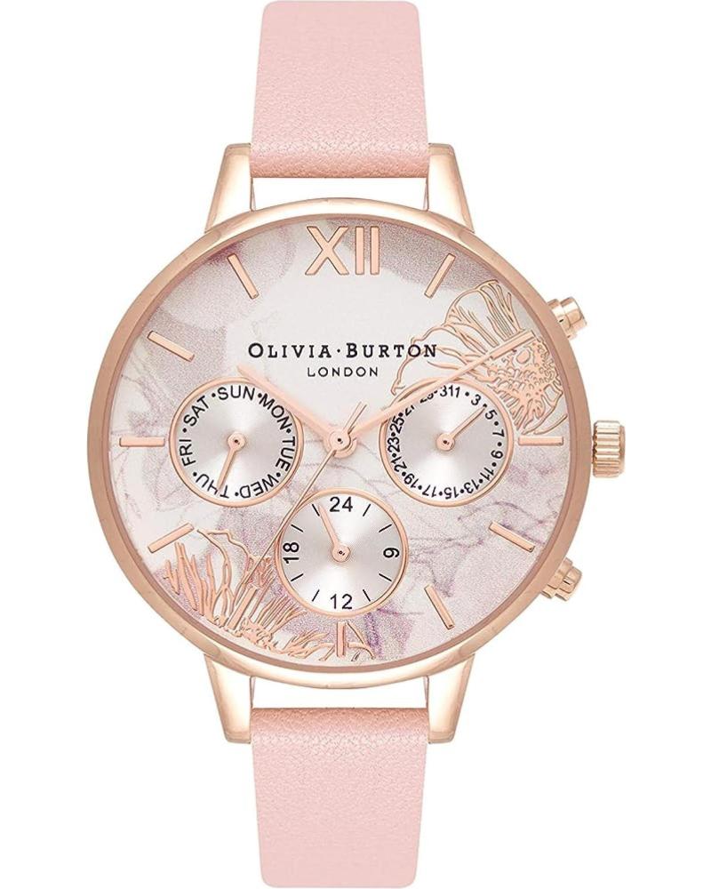 RELOJ OLIVIA BURTON OB16CGS07 Ø 34 MM CON ESFERA DE MÁRMOL ROSA