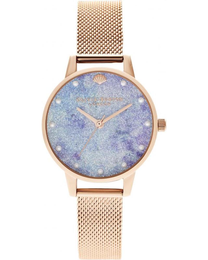 RELOJ OLIVIA BURTON OB16US44 CON ESFERA MOTEADA Y CORREA DE MALLA ROSA ORO ROSA