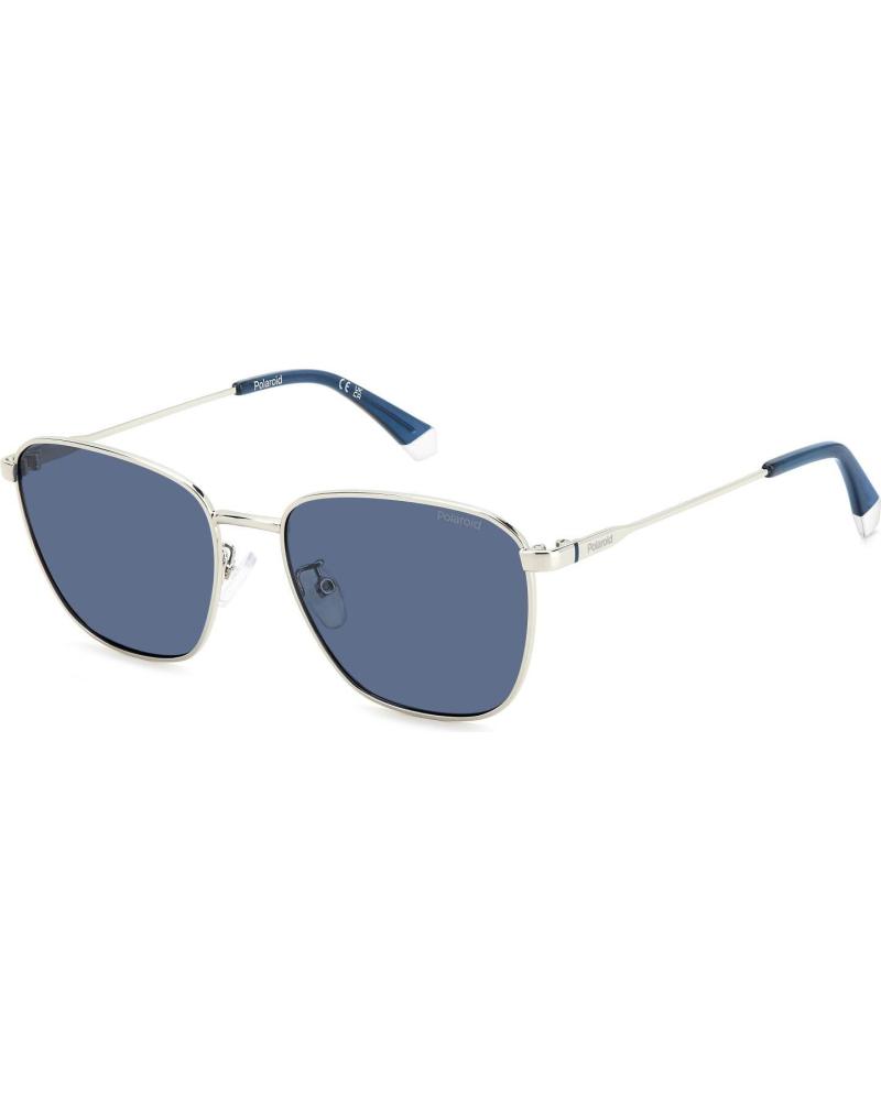 GAFAS DE SOL POLAROID HOMBRE PLD4159GSX010 MONTURA PLATA LENTES AZULES Ø 56 MM