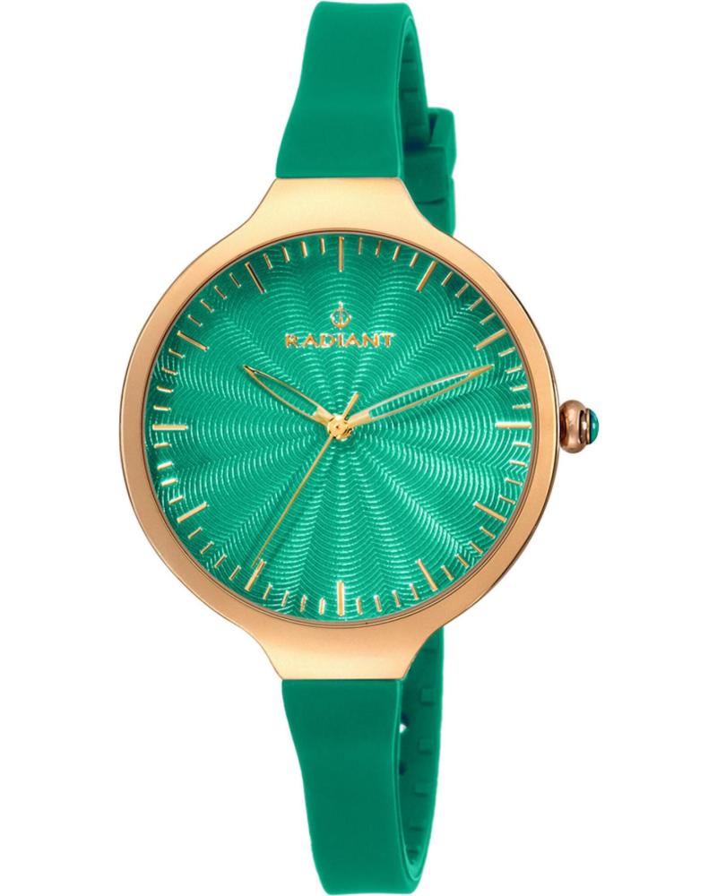 RELOJ RADIANT RA3366 MUJER Ø 36 MM CORREA Y ESFERA VERDE RAYOS DE SOL VERDE