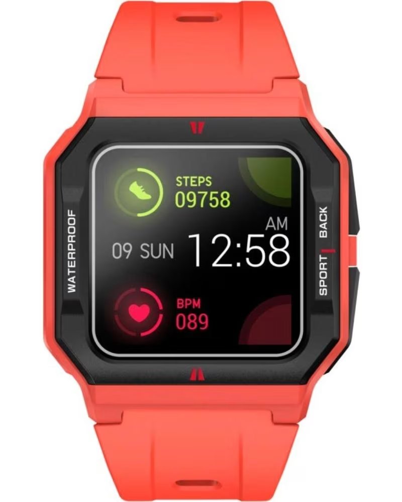 Smartwatch Radiant RAS10502 Rojo con Monitor de Actividad Rojo