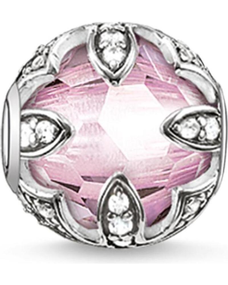 ABALORIO THOMAS SABO K0108-640-9 CUARZO ROSA Y CIRCONITAS