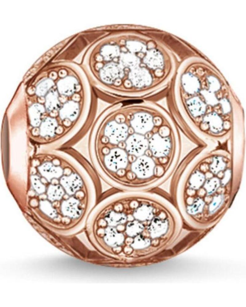 ABALORIO THOMAS SABO K0141-416-14 EN ORO ROSA CON CIRCONITAS ROSA