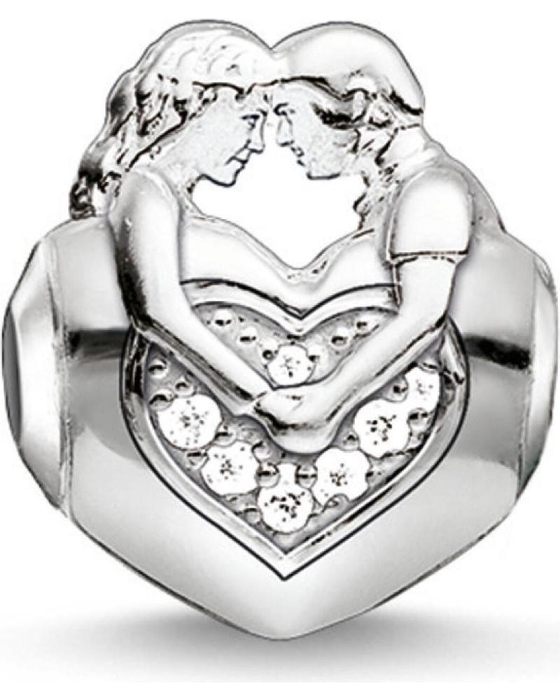 ABALORIO CORAZÓN ENTRELAZADO THOMAS SABO K0161-051-14 CON CIRCONITAS