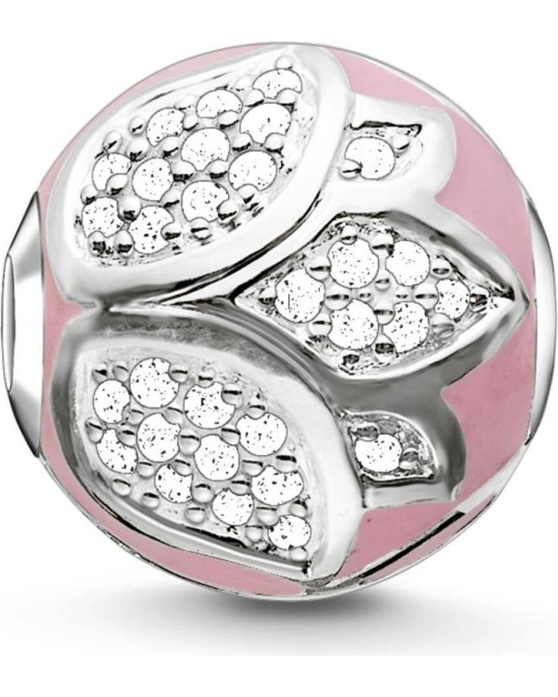 ABALORIO THOMAS SABO K0203-041-9 PLATA CIRCONITAS ROSA ROSA
