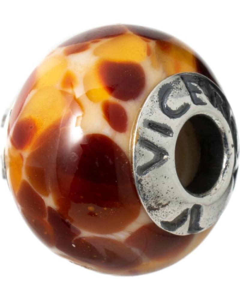 ABALORIO VICEROY VMB0012-20 MURANO CON ESTAMPADO ANIMAL Y PLATA 925