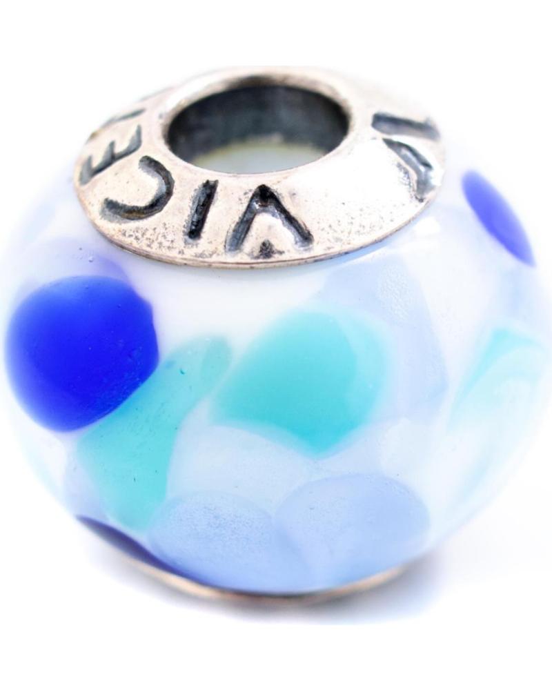 ABALORIO VICEROY VMB0028-23 DE CRISTAL CON PUNTOS AZULES