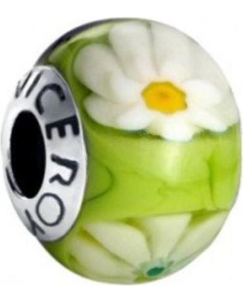 ABALORIO VICEROY VMB0039-22 CON DISEÑO DE MARGARITA Y FONDO VERDE