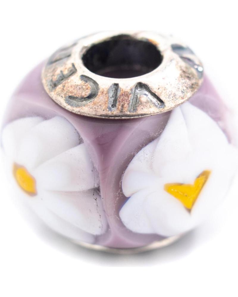 ABALORIO VICEROY VMB0040-27 CON DISEÑO DE MARGARITA Y FONDO LILA