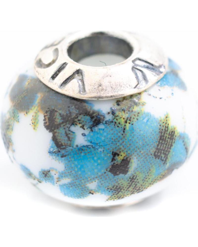 ABALORIO VICEROY VMB0045-23 CON DISEÑO FLORAL AZUL