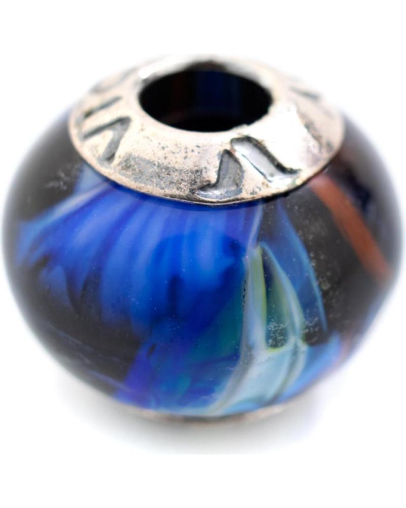 ABALORIO VICEROY VMB0048-25 CON DISEÑO MOTEADO AZUL Y ROJO