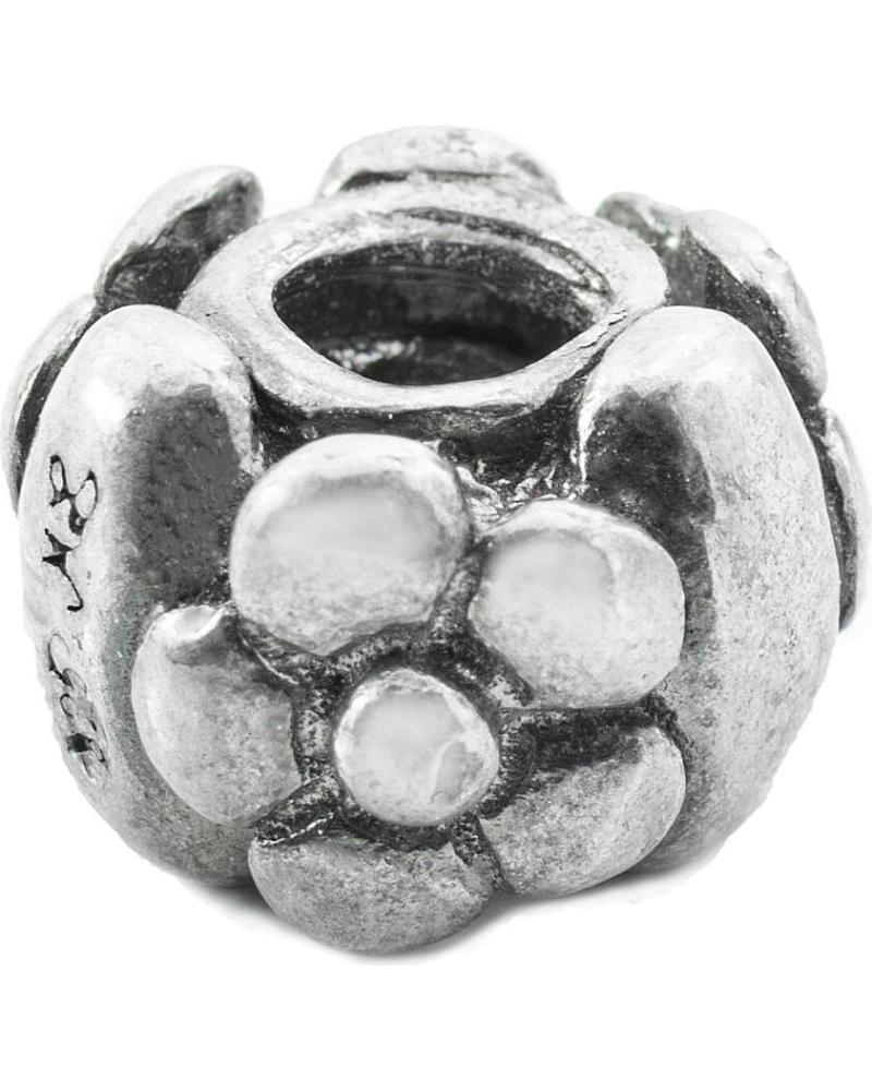 ABALORIO CHARM VICEROY VMM0003-00 DISEÑO FLORAL TEXTURIZADO