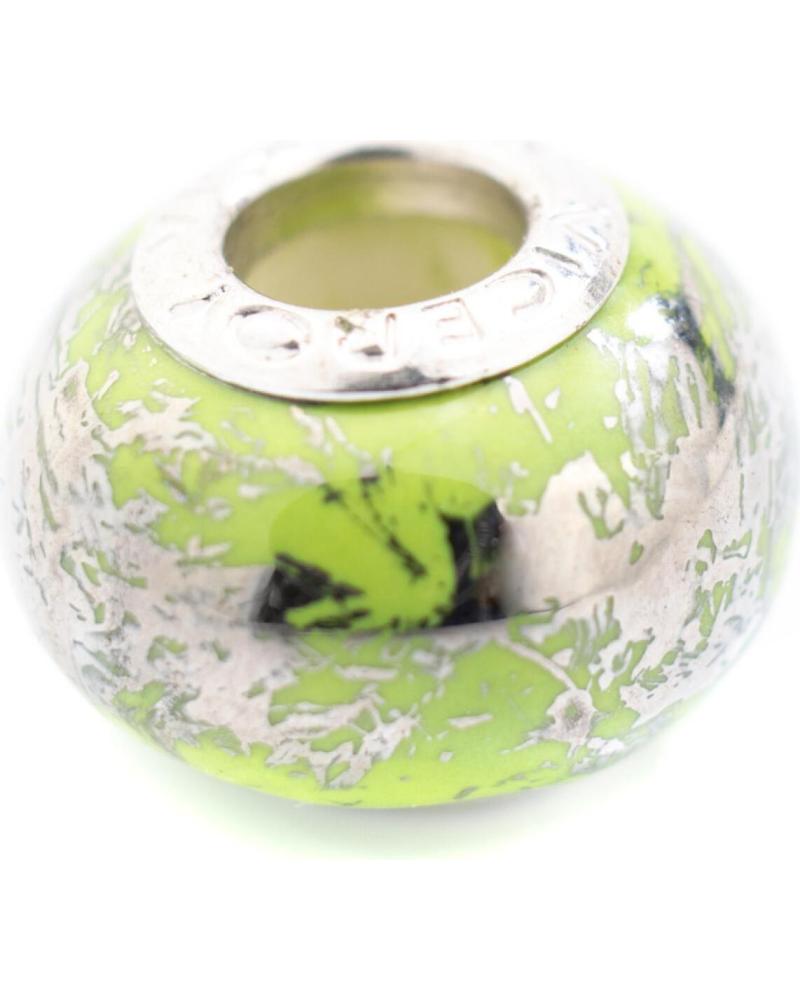 ABALORIO VICEROY VMM0125-13 VERDE CON DETALLES PLATEADOS