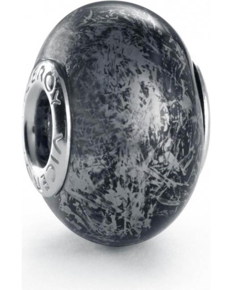 ABALORIO VICEROY VMM0126-15 ESFERA GRIS OSCURO TEXTURIZADA