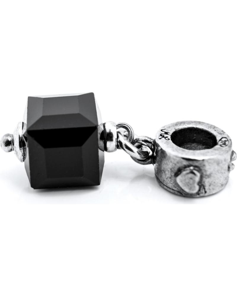 ABALORIO COLGANTE VICEROY VMM0127-05 CUADRADO NEGRO CON CORAZÓN