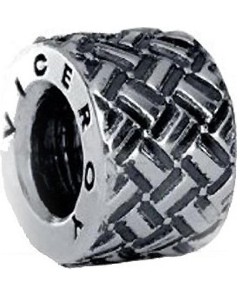 CHARM ABALORIO VICEROY VMM0136-00 DE PLATA DE LEY CON TEXTURA TRENZADA PLATA DE LEY