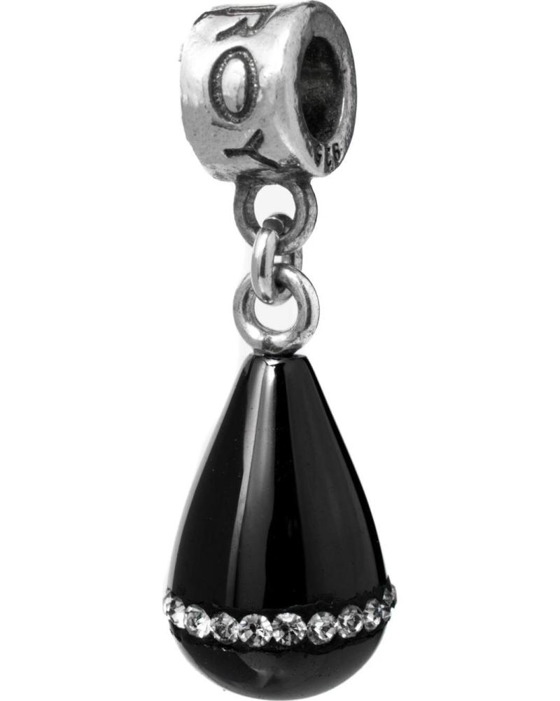 COLGANTE ABALORIO VICEROY VMM0166-15 DE PLATA DE LEY CON GOTA DE ÓNICE Y CRISTALES PLATA DE LEY