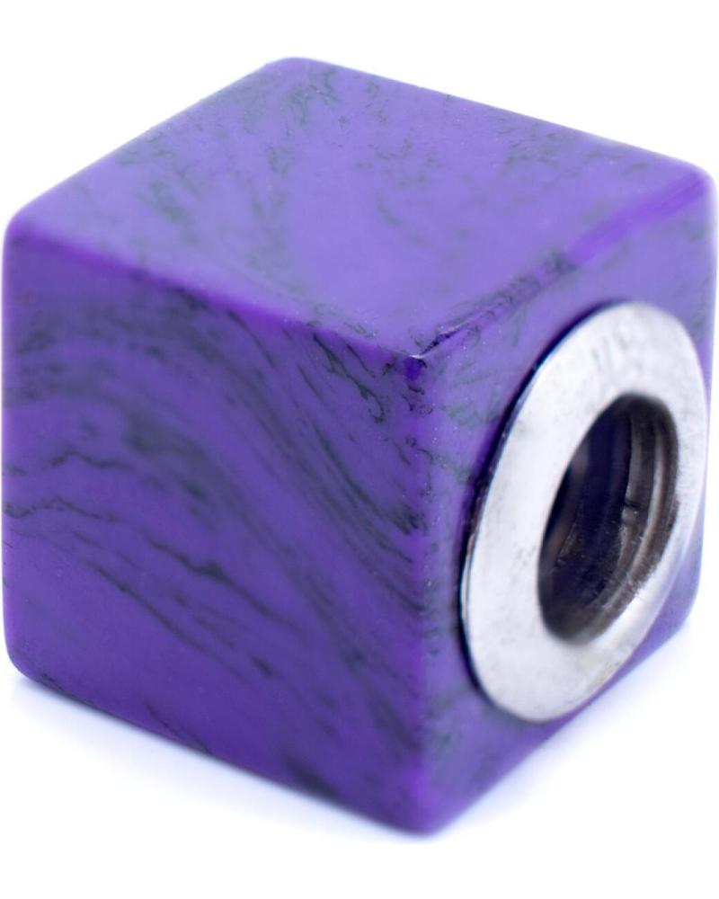 ABALORIO VICEROY VMM0209-07 CUBO MORADO CON DETALLE PLATEADO
