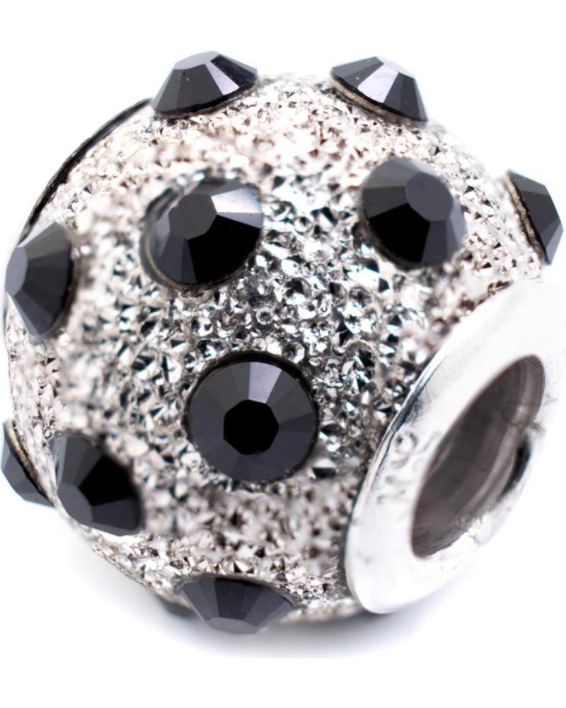 ABALORIO VICEROY VMM0238-15 ESFÉRICO CON CRISTALES NEGROS