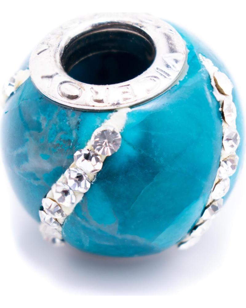 ABALORIO VICEROY VMM0312-24 TURQUESA CON BANDAS DE CIRCONITAS