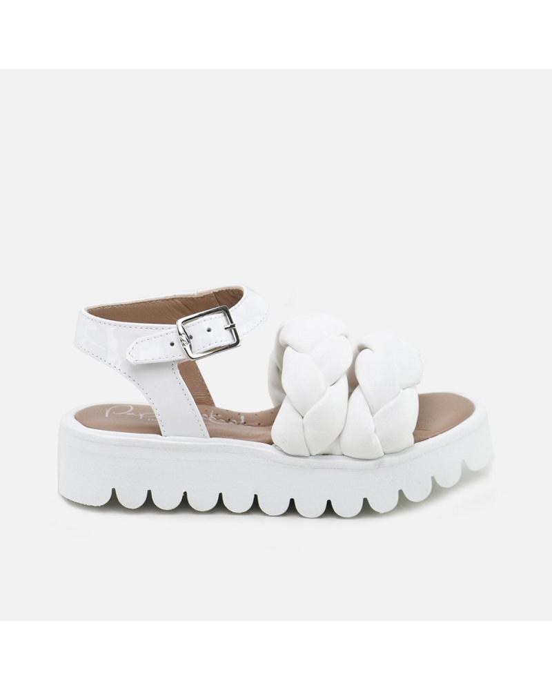 ELI SANDALIAS BUBBLE DOBLE TRENZA 1957 BLANCO BLANCO