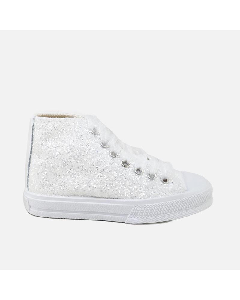 BOTAS ELI URBAN57 GLITTER ICE 1957 DE LONA BLANCA BLANCO