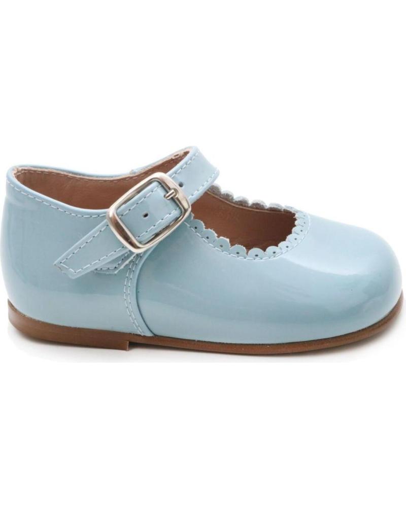 MERCEDITAS DE CHAROL ELI CUCADA CANDY 1957 AZUL CLARO AZUL CLARO