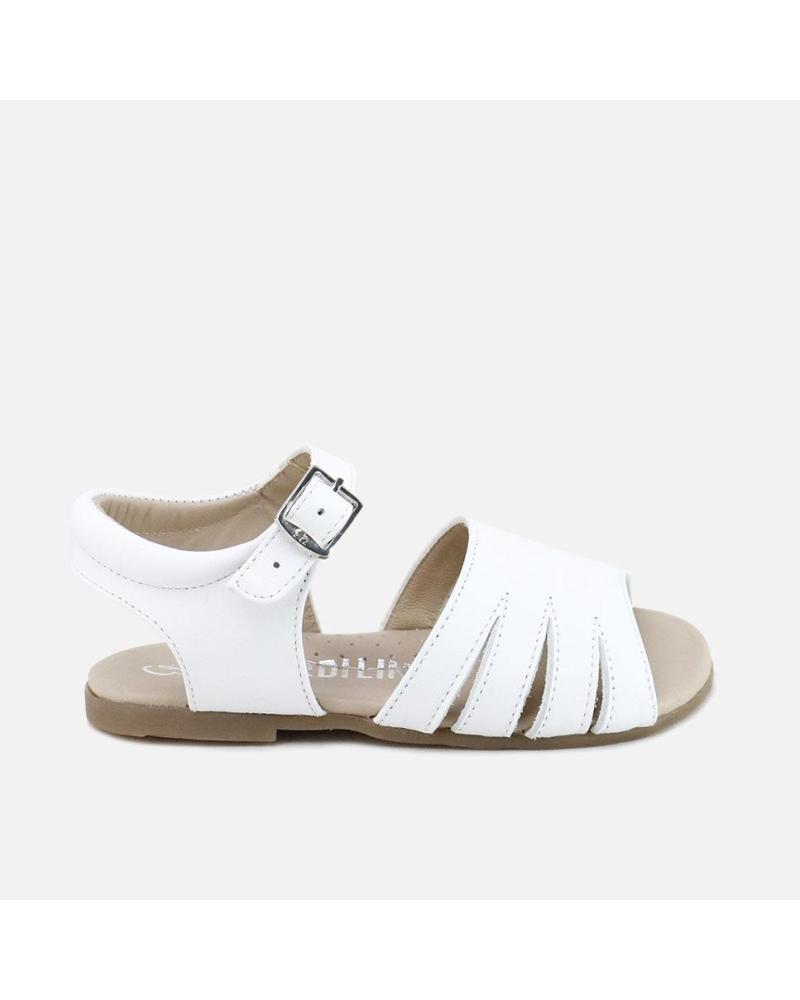 SANDALIAS ELI CUCADA 1957 PRIMEROS PASOS TIRAS BLANCAS BLANCO